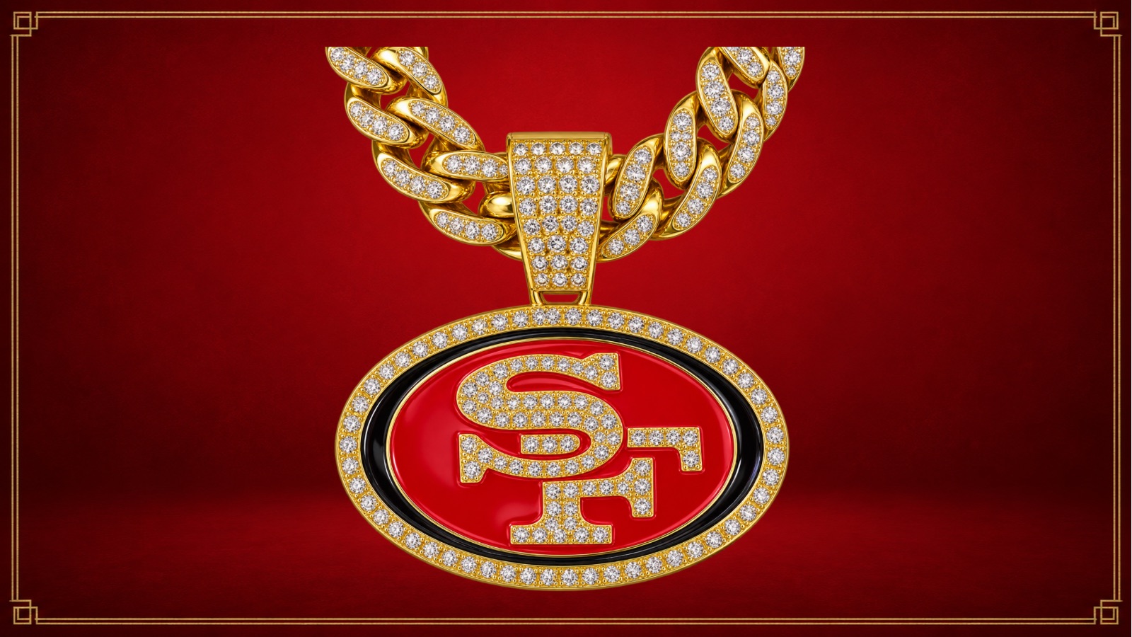 49ers Logo Pendant