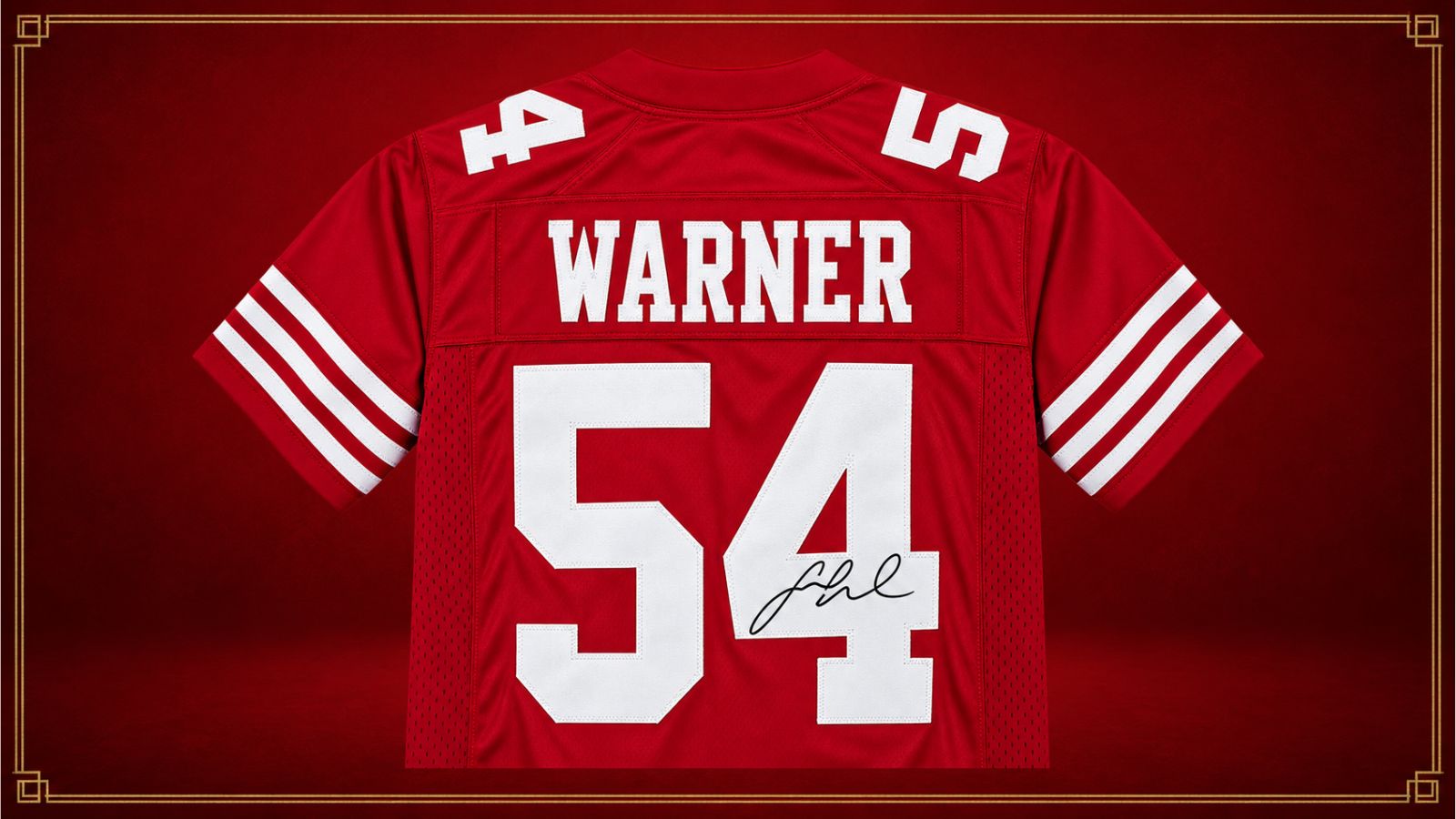 Warner Signed Jersey